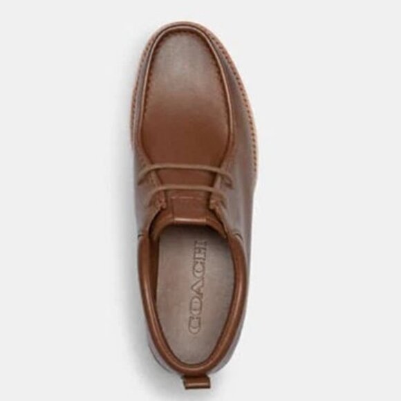 New  COACH Mens DARK SADDLE Banks Boot US Size 8 main image 5